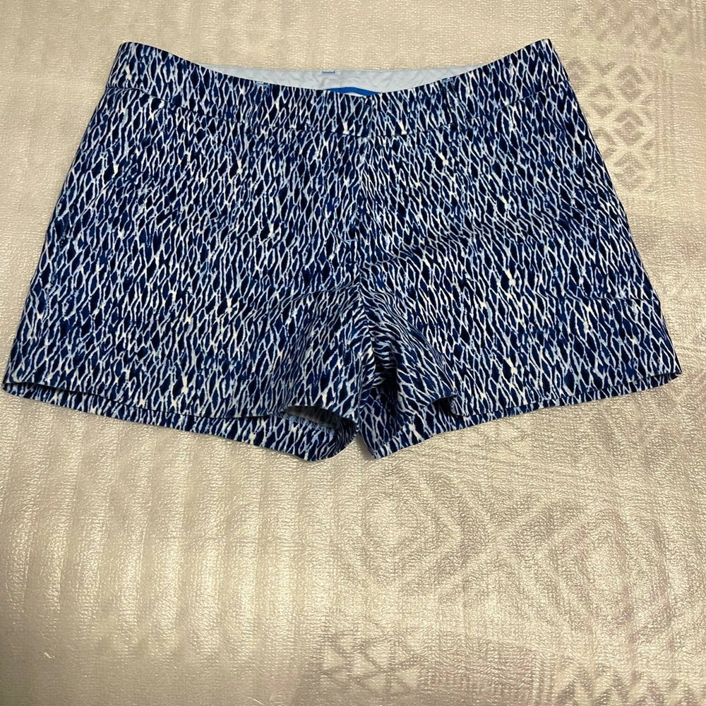 KENAR Women’s Shorts Size 4 - Blue with Design/Pattern
